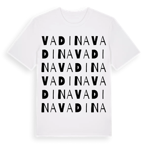 Vadina ordlek t-shirt – ekologisk bomull t-shirt från Pinshirt