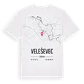 Veleševec karta t-shirt