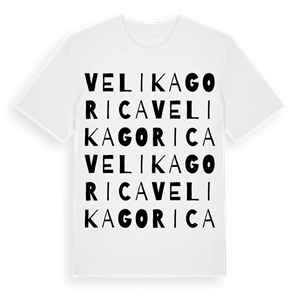 Velika Gorica ordlek t-shirt – ekologisk bomull t-shirt från Pinshirt