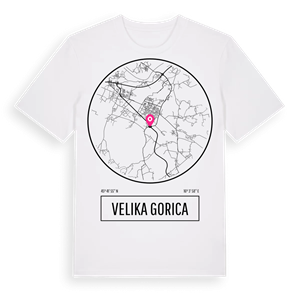 Velika Gorica t-shirt – ekologisk bomull t-shirt från Pinshirt