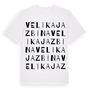 Velika Jazbina ordlek t-shirt – ekologisk bomull t-shirt från Pinshirt