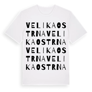Velika Ostrna ordlek t-shirt – ekologisk bomull t-shirt från Pinshirt