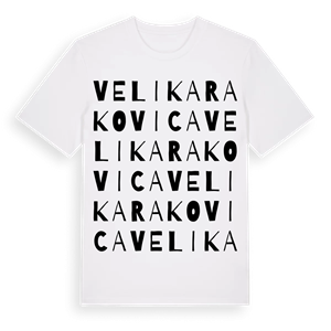 Velika Rakovica ordlek t-shirt – ekologisk bomull t-shirt från Pinshirt