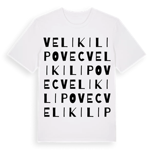 Veliki Lipovec ordlek t-shirt – ekologisk bomull t-shirt från Pinshirt