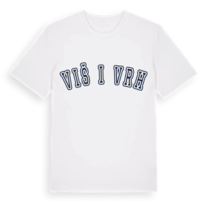 Višći Vrh college t-shirt – ekologisk bomull t-shirt från Pinshirt