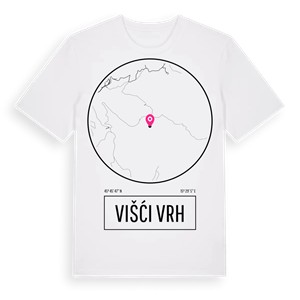 Višći Vrh t-shirt – ekologisk bomull t-shirt från Pinshirt