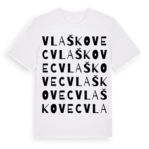 Vlaškovec ordlek t-shirt – ekologisk bomull t-shirt från Pinshirt