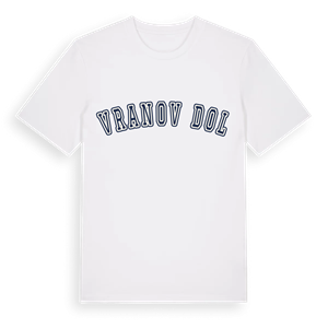 Vranov Dol college t-shirt – ekologisk bomull t-shirt från Pinshirt