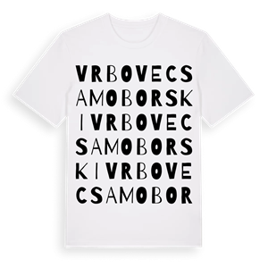 Vrbovec Samoborski ordlek t-shirt – ekologisk bomull t-shirt från Pinshirt