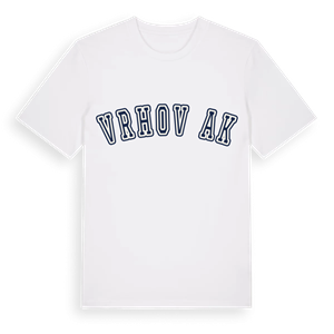 Vrhovčak college t-shirt – ekologisk bomull t-shirt från Pinshirt