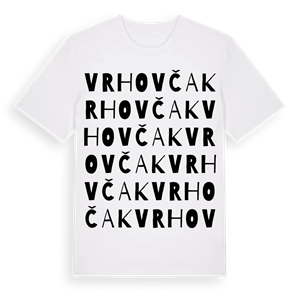 Vrhovčak ordlek t-shirt – ekologisk bomull t-shirt från Pinshirt