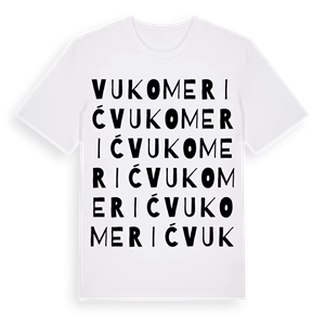 Vukomerić ordlek t-shirt – ekologisk bomull t-shirt från Pinshirt