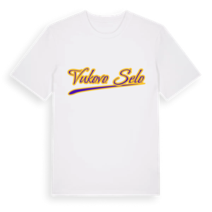 Vukovo Selo baseball t-shirt – ekologisk bomull t-shirt från Pinshirt
