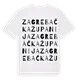 Zagrebačka županija ordlek t-shirt