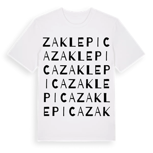 Zaklepica ordlek t-shirt – ekologisk bomull t-shirt från Pinshirt