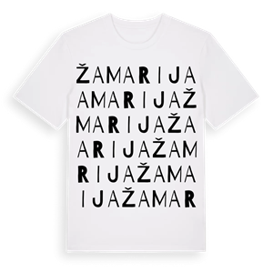 Žamarija ordlek t-shirt – ekologisk bomull t-shirt från Pinshirt