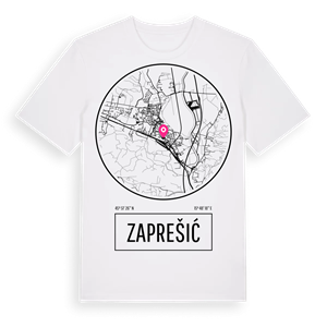 Zaprešić t-shirt – ekologisk bomull t-shirt från Pinshirt