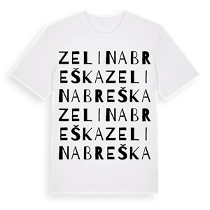 Zelina Breška ordlek t-shirt – ekologisk bomull t-shirt från Pinshirt