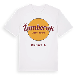Žumberak cirkel t-shirt – ekologisk bomull t-shirt från Pinshirt