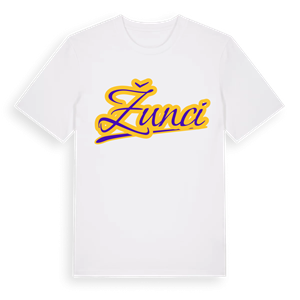 Žunci baseball t-shirt – ekologisk bomull t-shirt från Pinshirt