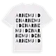Arnemuiden ordlek t-shirt