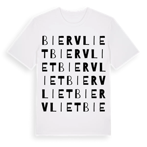 Biervliet ordlek t-shirt – ekologisk bomull t-shirt från Pinshirt