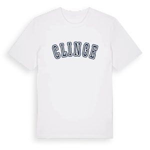 Clinge college t-shirt – ekologisk bomull t-shirt från Pinshirt