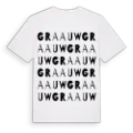 Graauw ordlek t-shirt