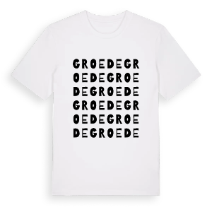 Groede ordlek t-shirt – ekologisk bomull t-shirt från Pinshirt