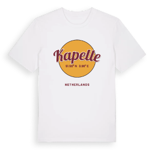 Kapelle cirkel t-shirt – ekologisk bomull t-shirt från Pinshirt