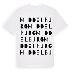 Middelburg ordlek t-shirt – ekologisk bomull t-shirt från Pinshirt
