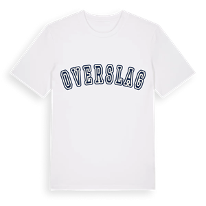 Overslag college t-shirt – ekologisk bomull t-shirt från Pinshirt