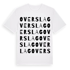 Overslag ordlek t-shirt – ekologisk bomull t-shirt från Pinshirt