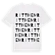 Ritthem ordlek t-shirt