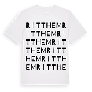 Ritthem ordlek t-shirt – ekologisk bomull t-shirt från Pinshirt