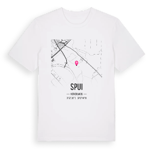 Spui karta t-shirt – ekologisk bomull t-shirt från Pinshirt