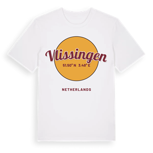 Vlissingen cirkel t-shirt – ekologisk bomull t-shirt från Pinshirt
