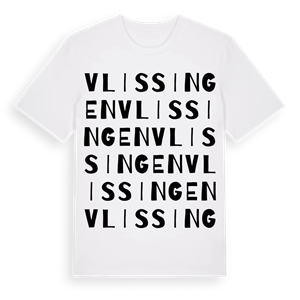 Vlissingen ordlek t-shirt – ekologisk bomull t-shirt från Pinshirt