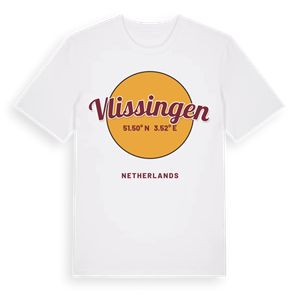 Vlissingen cirkel t-shirt – ekologisk bomull t-shirt från Pinshirt