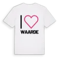 Jag älskar Waarde t-shirt stort tryck
