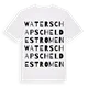 Waterschap Scheldestromen ordlek t-shirt