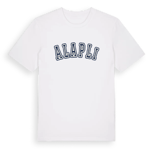 Alaplı college t-shirt – ekologisk bomull t-shirt från Pinshirt