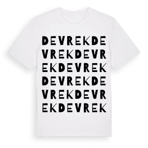 Devrek ordlek t-shirt – ekologisk bomull t-shirt från Pinshirt