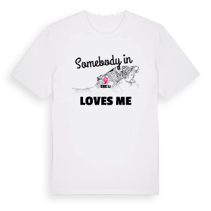 Någon i Ereğli älskar mig t-shirt – ekologisk bomull t-shirt från Pinshirt