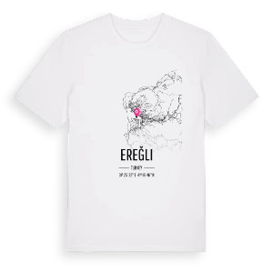 Ereğli karta t-shirt – ekologisk bomull t-shirt från Pinshirt