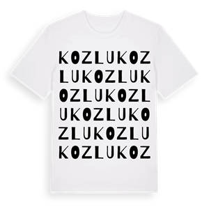 Kozlu ordlek t-shirt – ekologisk bomull t-shirt från Pinshirt