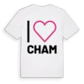 Jag älskar Cham t-shirt stort tryck