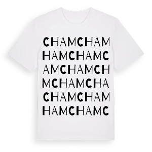 Cham ordlek t-shirt – ekologisk bomull t-shirt från Pinshirt