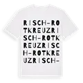Risch-Rotkreuz ordlek t-shirt