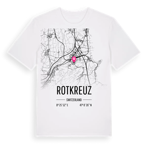 Rotkreuz karta t-shirt – ekologisk bomull t-shirt från Pinshirt